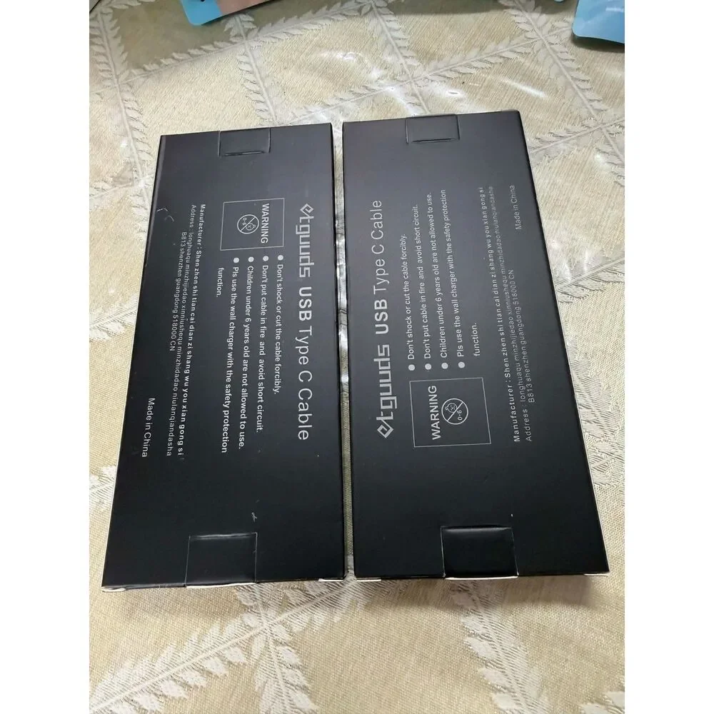 USB Type C Cable Fast Charging 2 Pack 2each Total Of 4